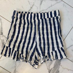 Maven West Elastic Striped Shorts